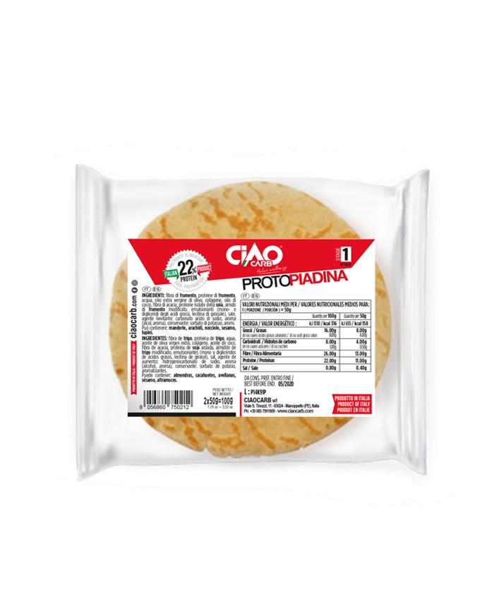 Ciao Carb Protopiadina Stage 1 100gr (2x50gr) Ciao Carb Protopiadina Stage 1 100gr (2x50gr)