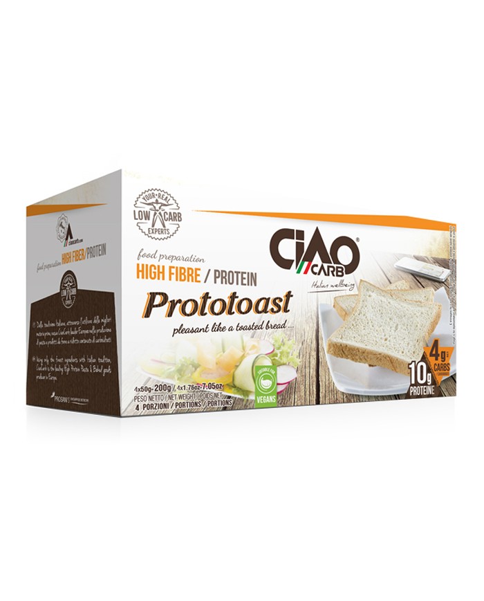 Ciao Carb Prototoast Stage 2 Naturale 200g (4x50g) Ciao Carb Prototoast Stage 2 Naturale 200g (4x50g)
