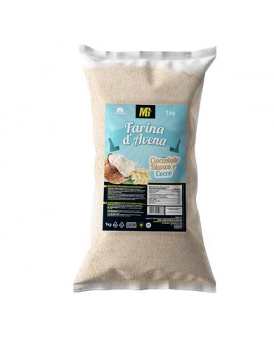 MG Farina D'avena Micronizzata Cioccolato Bianco E Cocco 1 kg