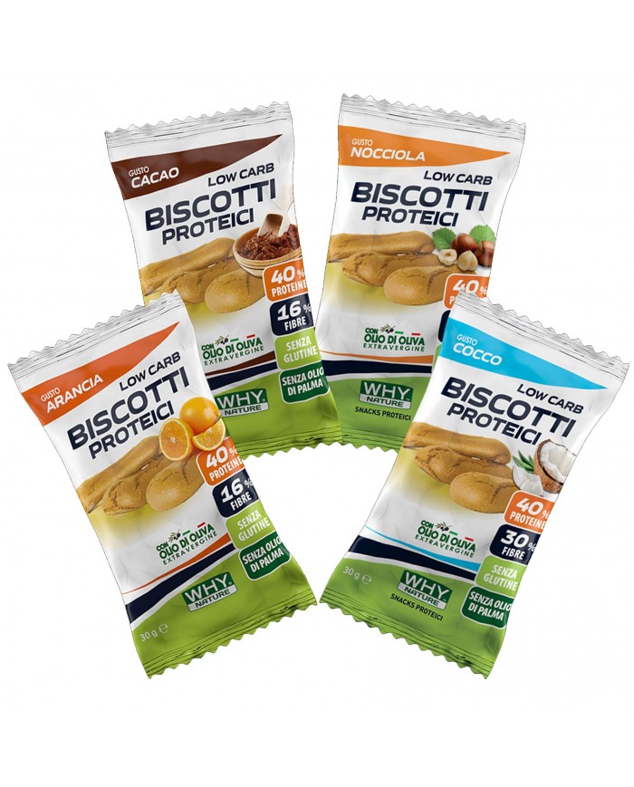 Why Nature Biscotti proteici 30g