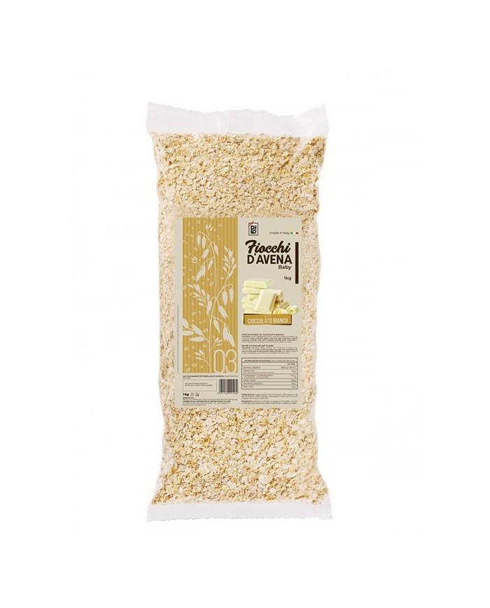 Dilo Fiocchi di Avena Baby Aromatizzati al Cioccolato bianco 1kg