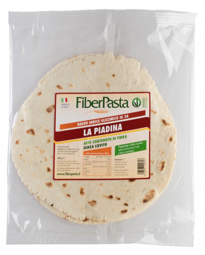 FiberPasta Piadina alle fibre 300g (3 piadine)