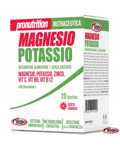 Pro Nutrition Magnesio e Potassio 20 bustine Pro Nutrition Magnesio e Potassio 20 bustine