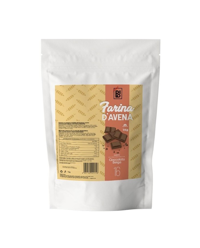 Dilo Farina di Avena Aromatizzata Cioccolato belga 1 kg