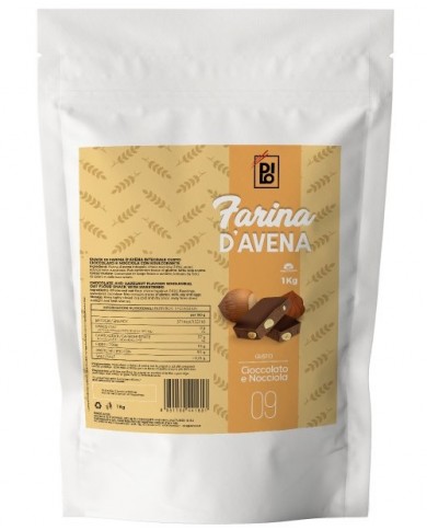 Dilo Farina di Avena Aromatizzata Cioccolato e Nocciola 1 kg Dilo Farina di Avena Aromatizzata Cioccolato e Nocciola 1 kg