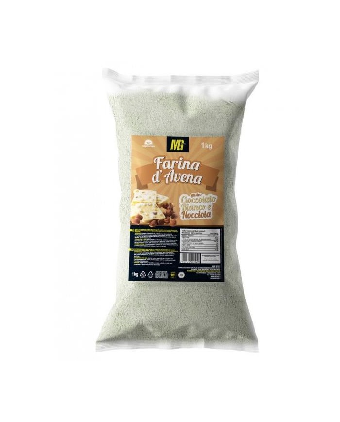 MG Farina D'avena Micronizzata Cioccolato Bianco E Nocciola (K-Bueno)