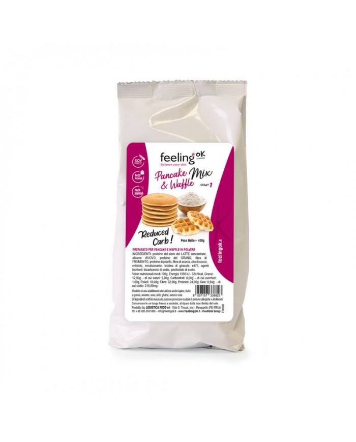 Feeling OK Pancake & waffle mix 400g Scadenza fine Agosto
