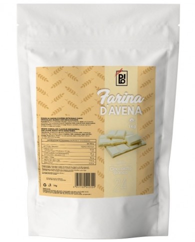 Dilo Farina Di Avena Aromatizzata Cioccolato Bianco/Cocco 1 kg