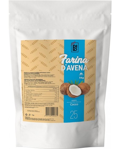 Dilo Farina Di Avena Aromatizzata Cioccolato Bianco/Cocco 1 kg