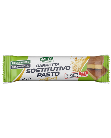 Why Nature Barretta Sostitutivo pasto 60 g Why Nature Barretta Sostitutivo pasto 60 g