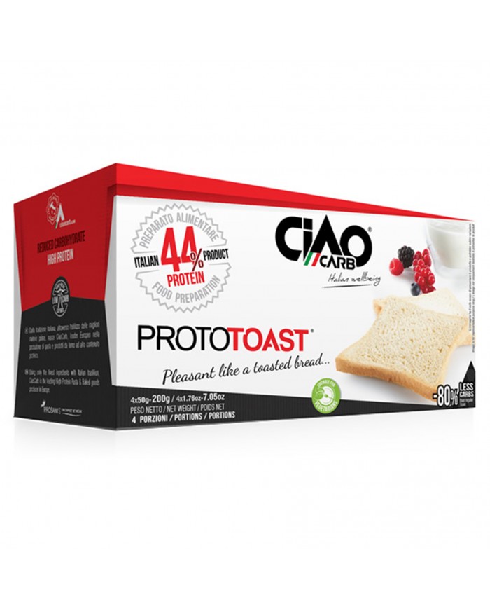 Ciao Carb Prototoast  Stage1 Naturale 200g (4x50 gr) Ciao Carb Prototoast  Stage1 Naturale 200g (4x50 gr)