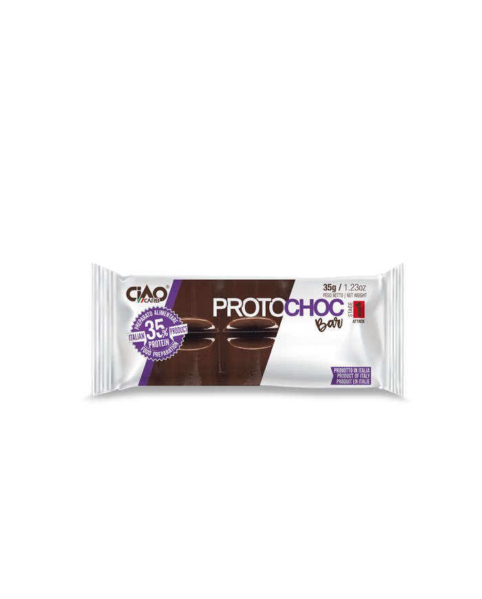 Ciao Carb Protochoc Bar Stage1 Barretta di Cioccolato da 35 gr Ciao Carb Protochoc Bar Stage1 Barretta di Cioccolato da 35 gr