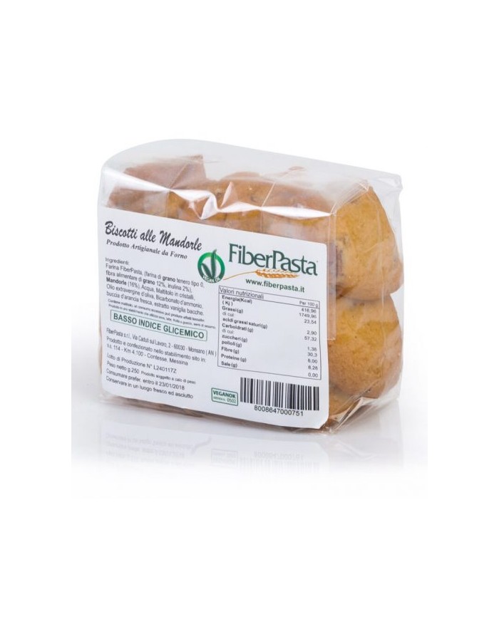 FiberPasta Biscotti alle mandorle 250 g