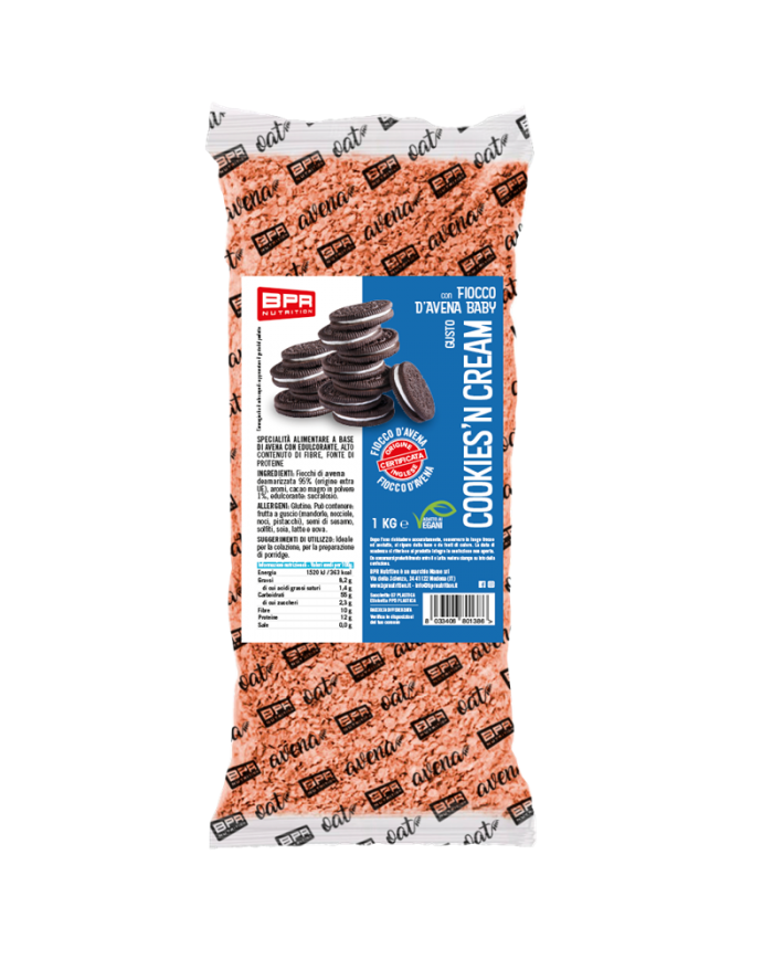 BPR Fiocco d'avena aromatizzato 1kg BPR Fiocco d'avena aromatizzato 1kg