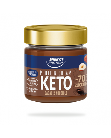Enervit Protein Cream Keto Cacao e Nocciole 180gr Enervit Protein Cream Keto Cacao e Nocciole 180gr