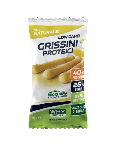 Why Nature Grissini Proteici 30gr Why Nature Grissini Proteici 30gr