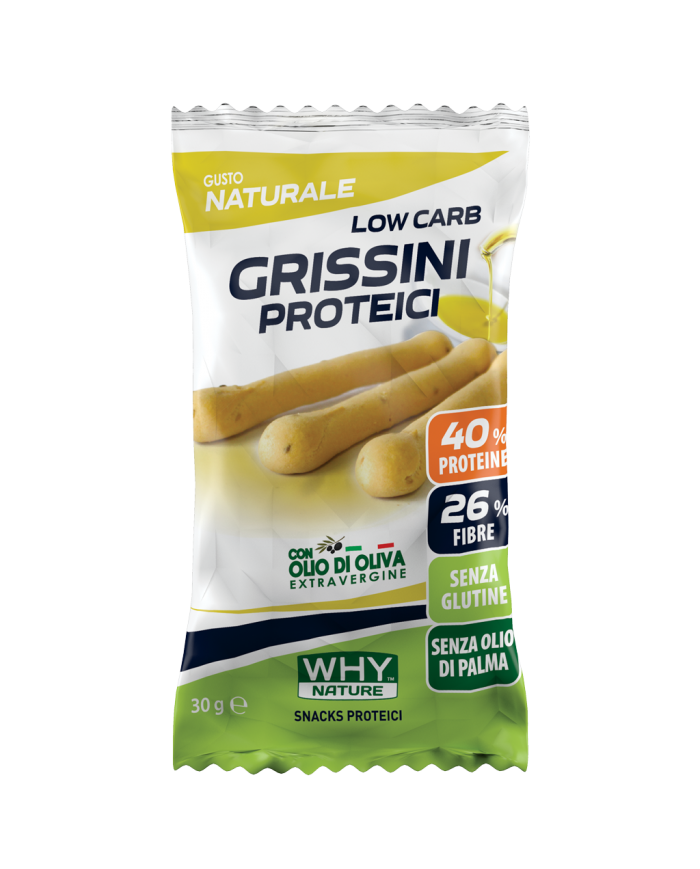 Why Nature Grissini Proteici 30gr Why Nature Grissini Proteici 30gr