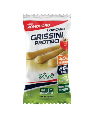 Why Nature Grissini Proteici 30gr Why Nature Grissini Proteici 30gr
