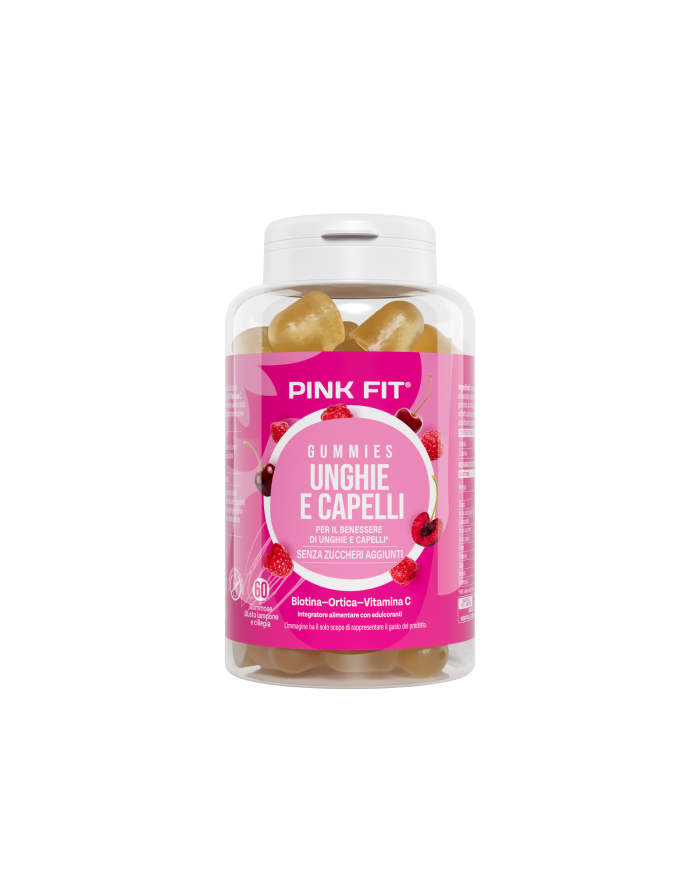 Pink Fit Gummies Unghie e Capelli