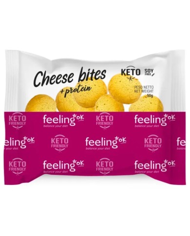 Feeling Ok Cheese Bites 50gr Feeling Ok Cheese Bites 50gr