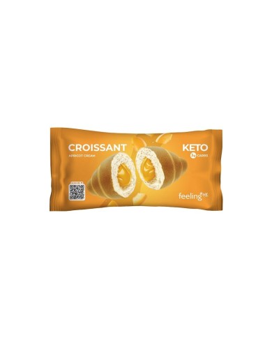 Feeling Ok Croissant ripieno di crema all'albicocca +protein 50 gr