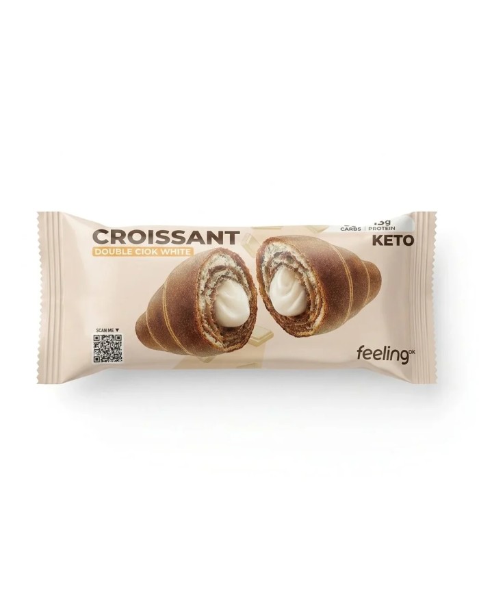 Feeling Ok Croissant keto Double Chock White 50gr