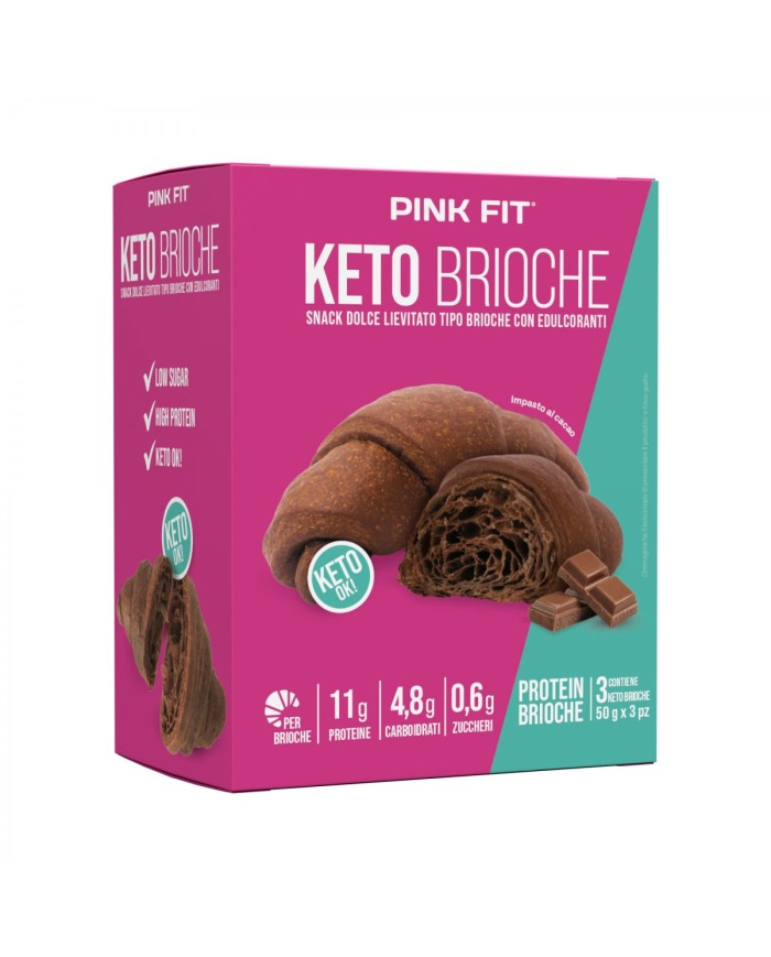 Pink Fit Keto Brioche crema di cacao