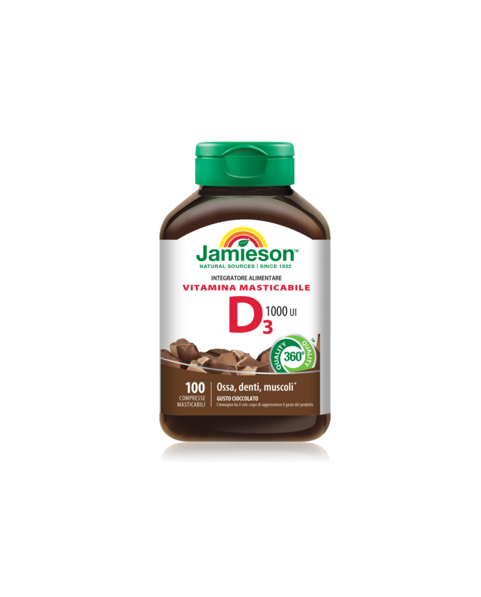 Jamieson Vitamina D3 Masticabile 100cpr