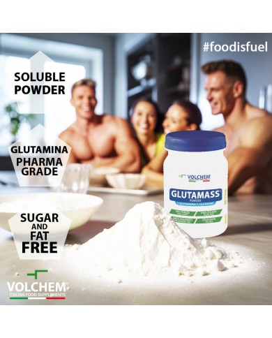 Volchem Glutamass (l-glutammina in polvere) 300 g